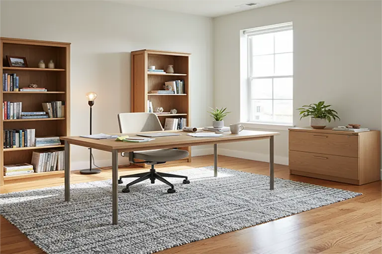 Office Desk & Chair Assembly-after2