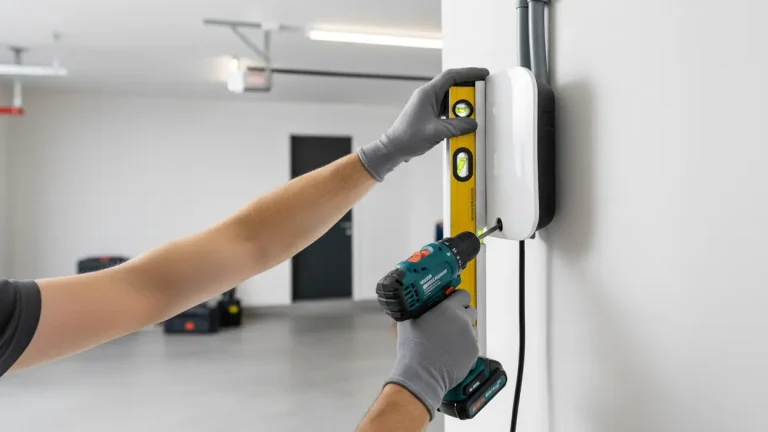 EV charger installation