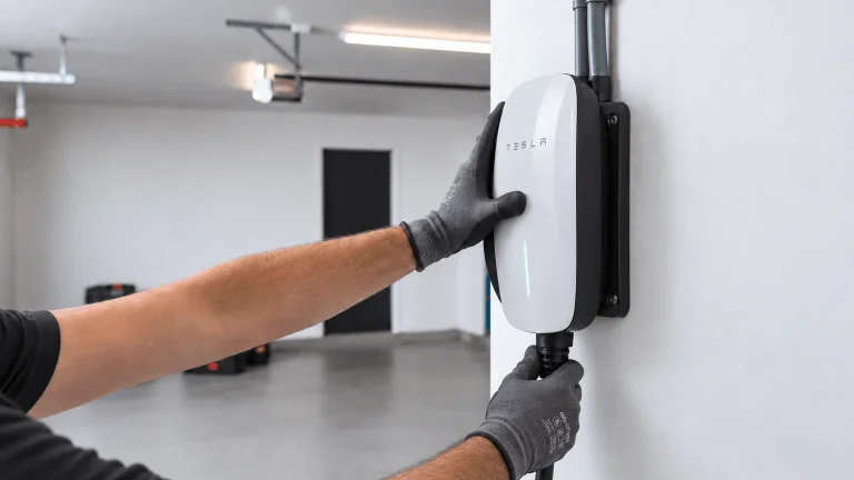 EV charger installation